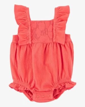 Baby Lace Crinkle Jersey Bubble